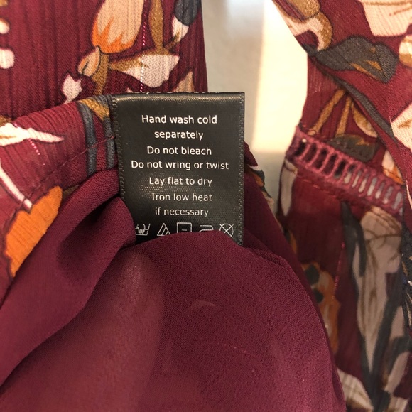 Octavia floral top fall colors size xs - Picture 5 of 6